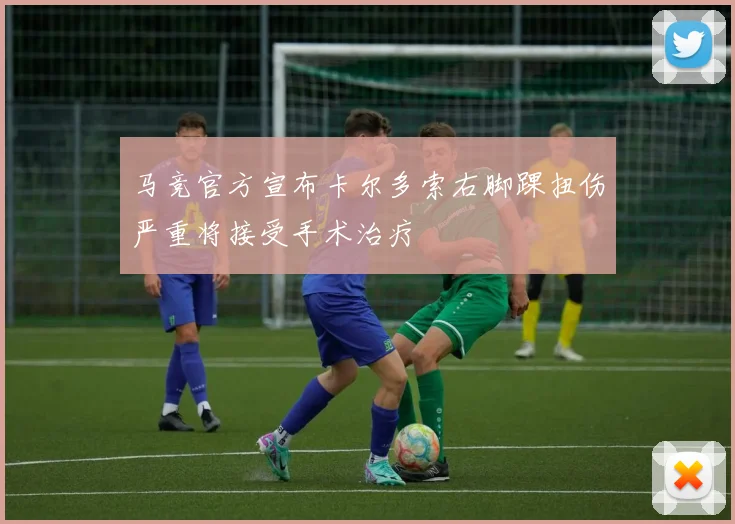 马竞官方宣布卡尔多索右脚踝扭伤严重将接受手术治疗
