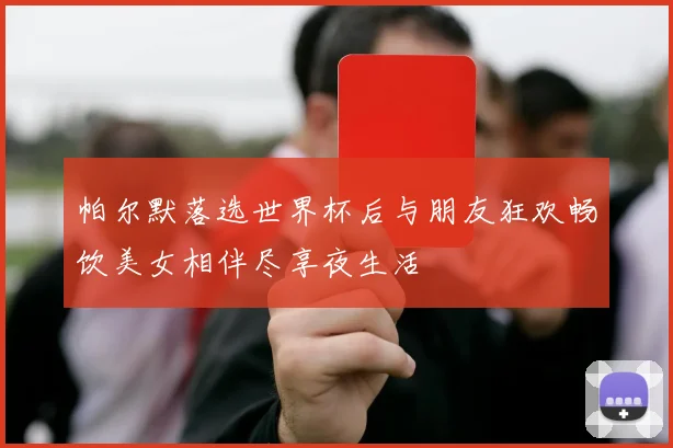 帕尔默落选世界杯后与朋友狂欢畅饮美女相伴尽享夜生活